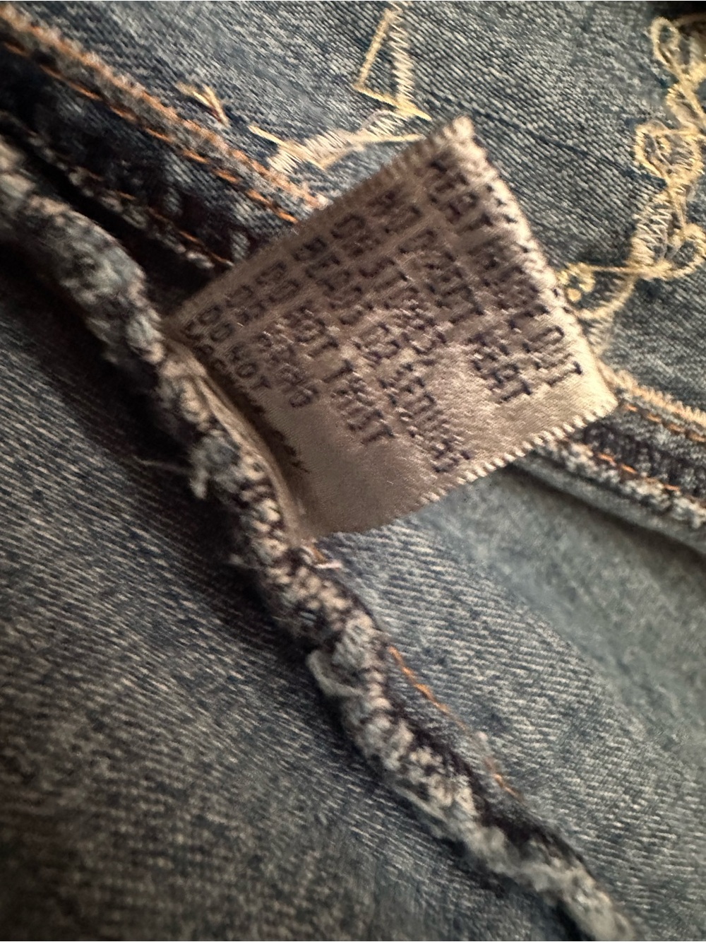 vintage-style “Just B” embellished denim jacket - Picture 5 of 7